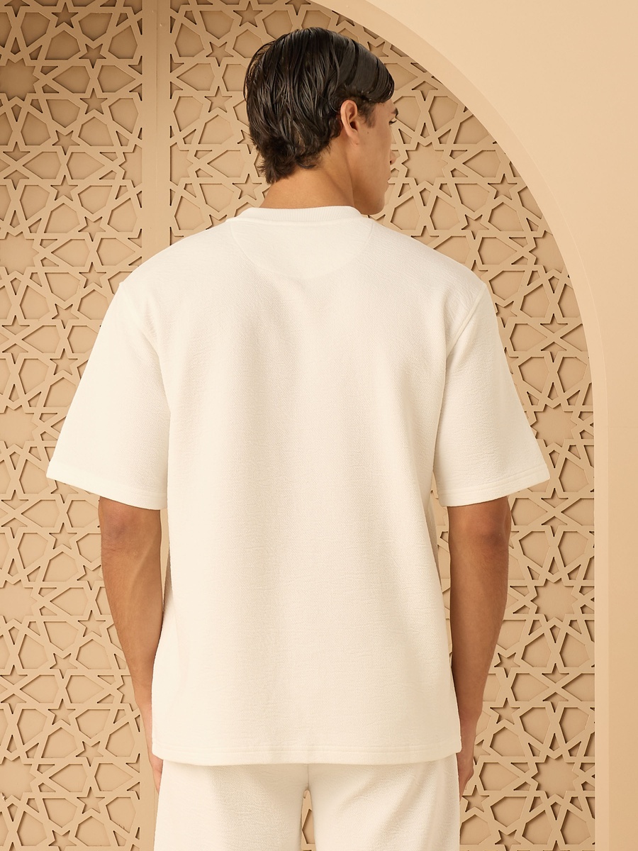 Textured Comfort Fit T-Shirt