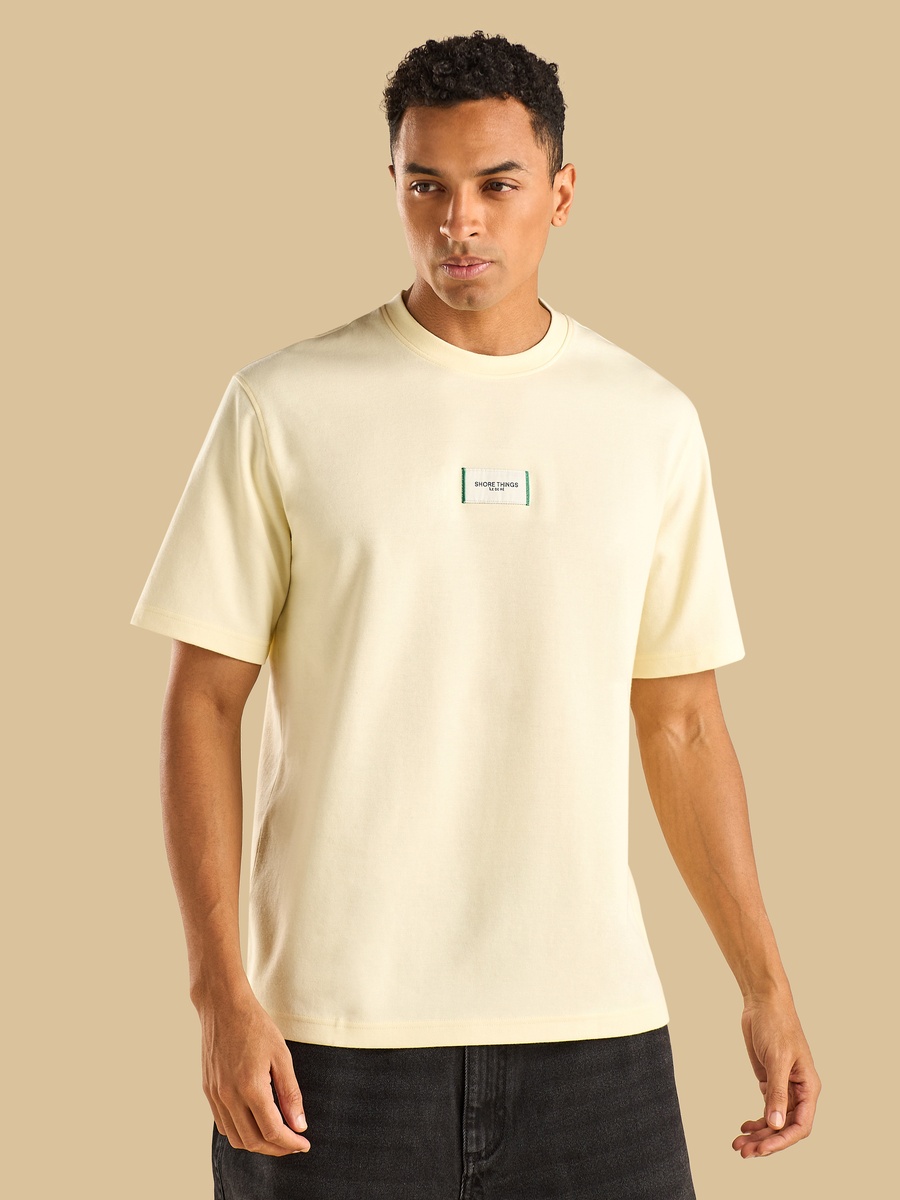 Badge Accent Interlock T-Shirt