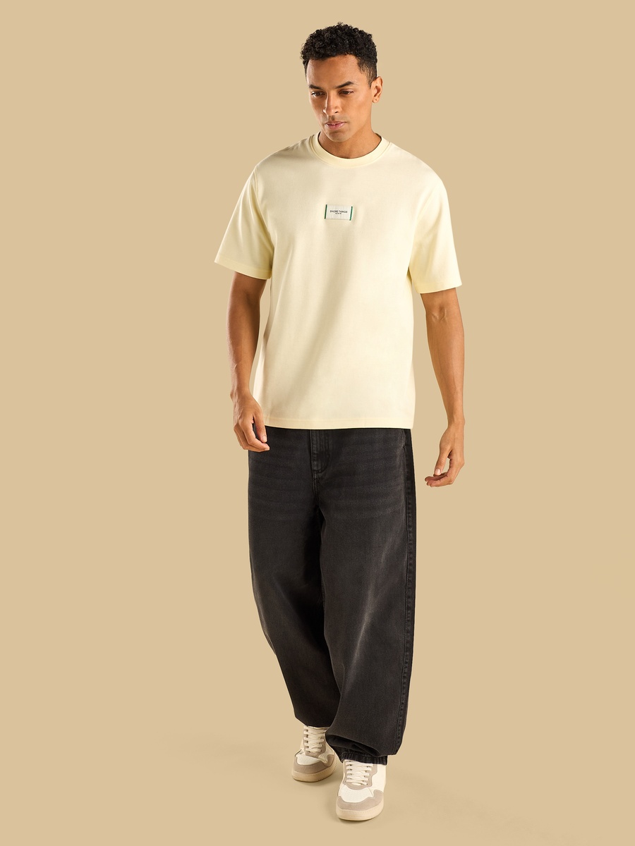 Badge Accent Interlock T-Shirt
