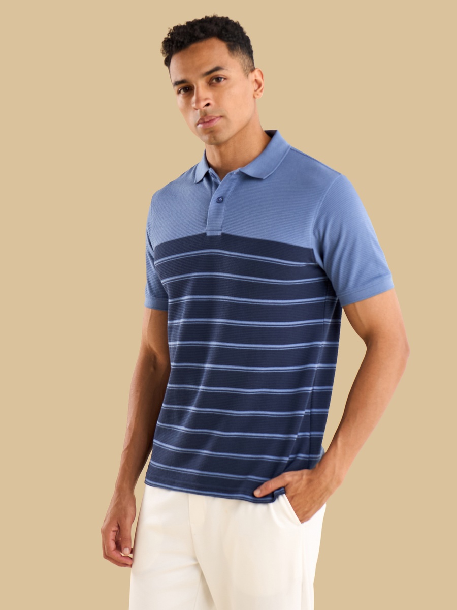 Colourblock Polo T-Shirt