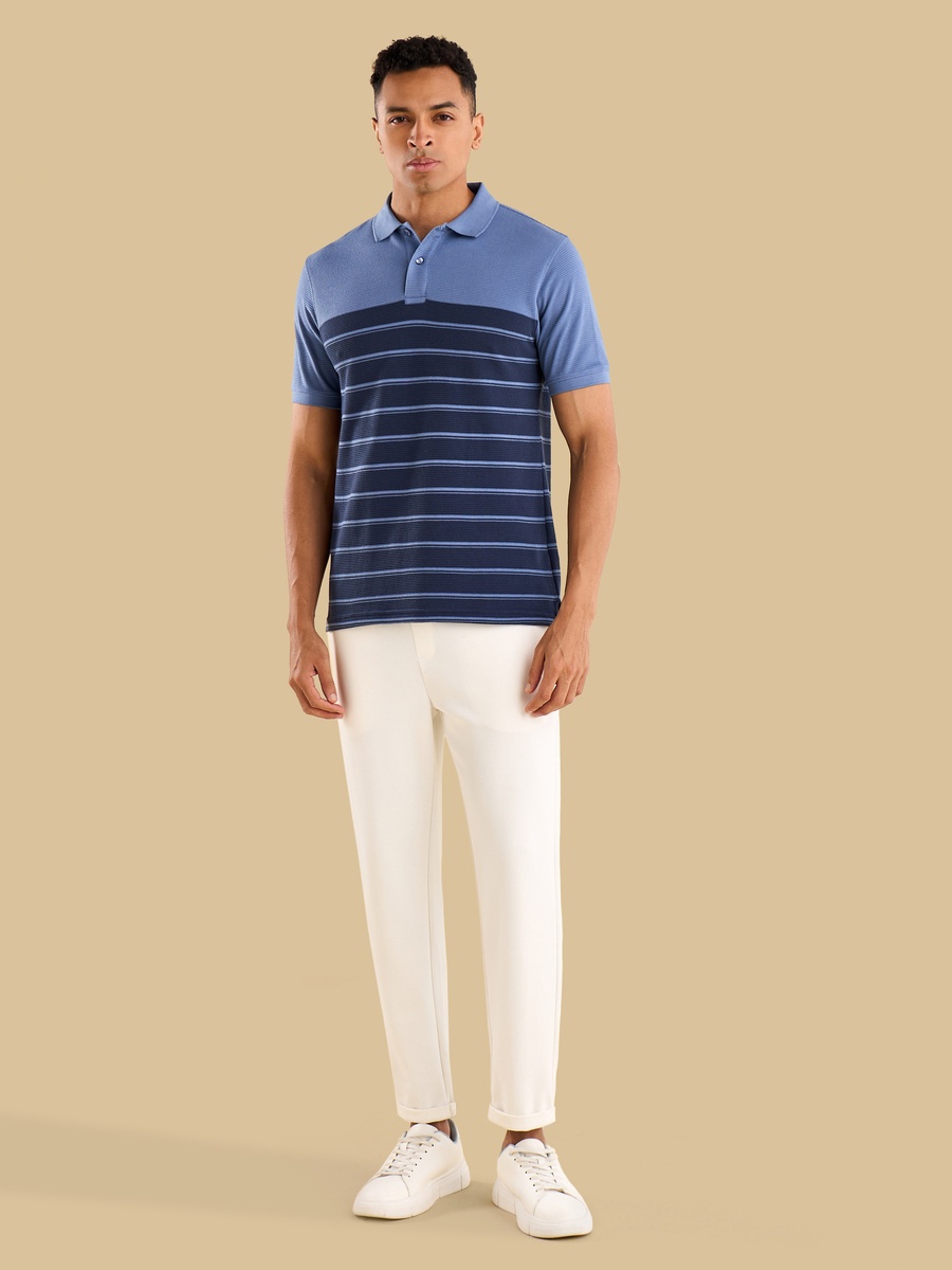 Colourblock Polo T-Shirt