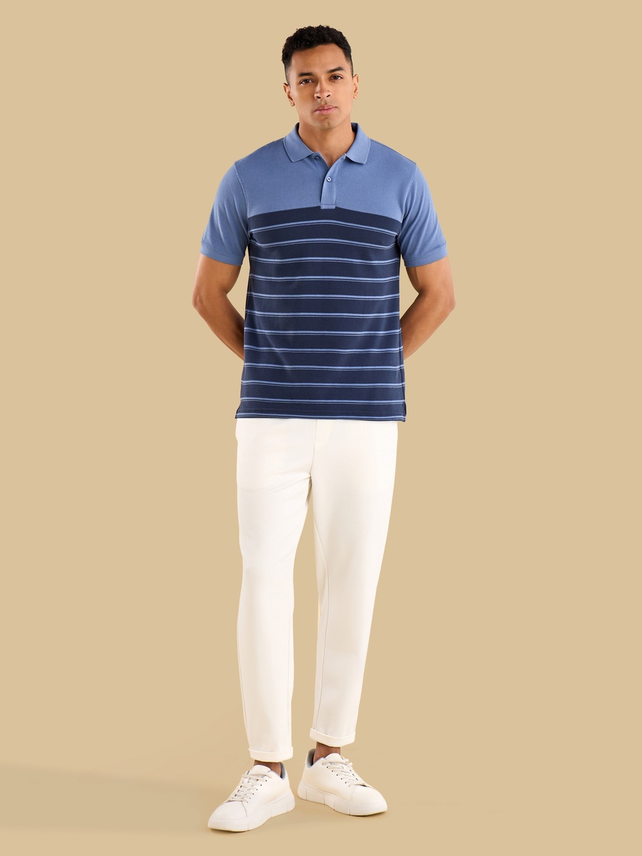 Colourblock Polo T-Shirt