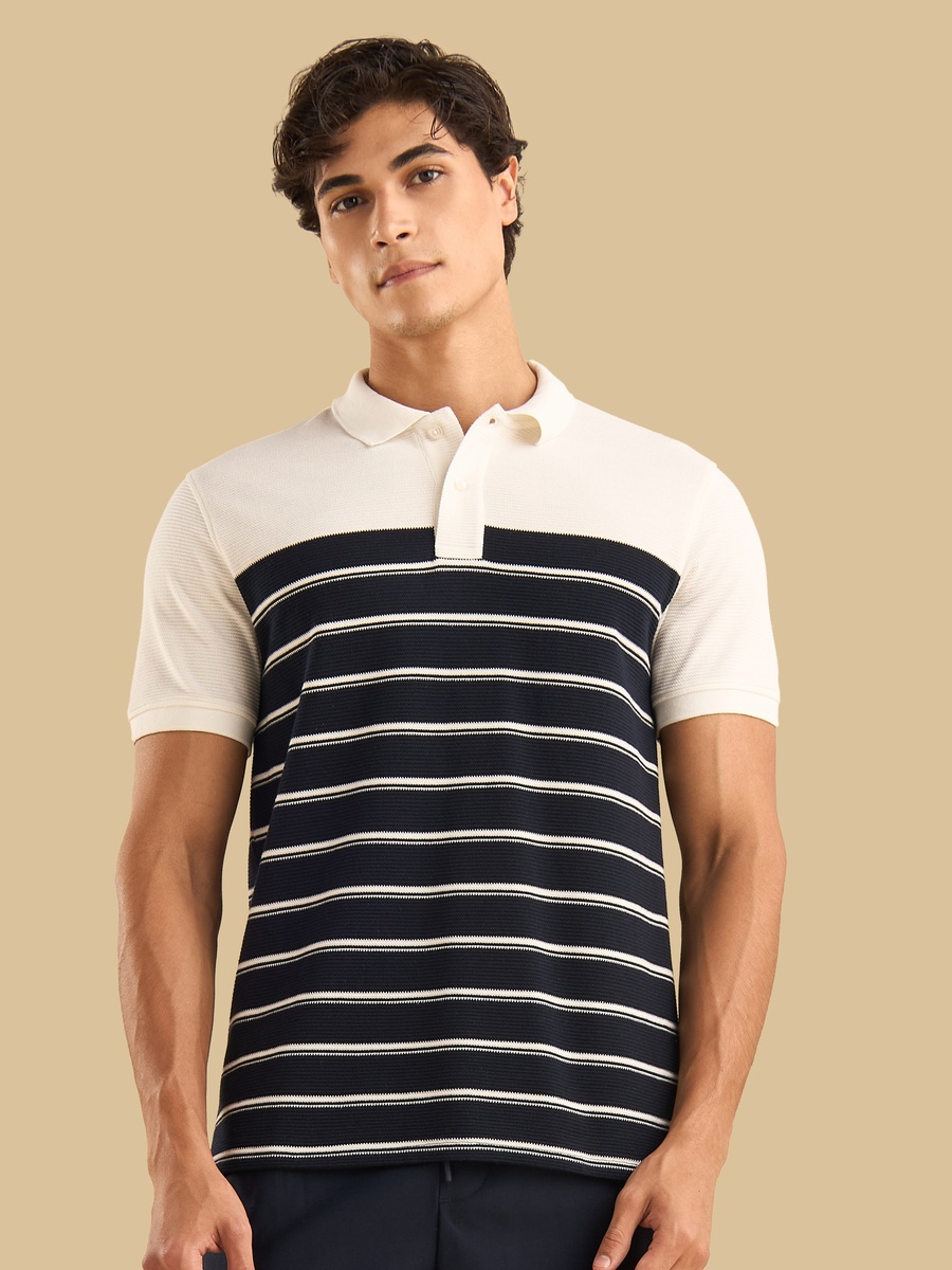 Colourblock Polo T-Shirt