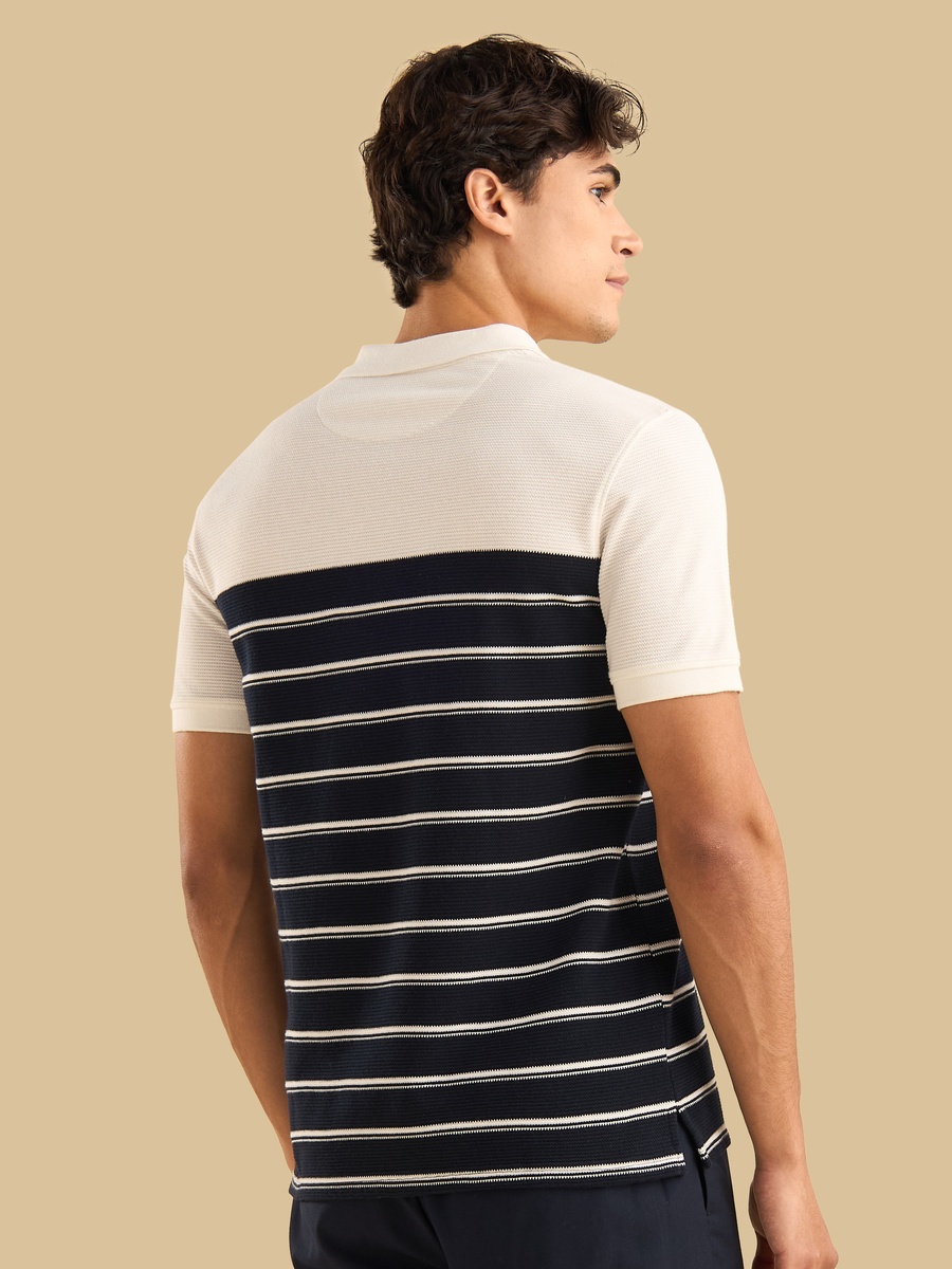 Colourblock Polo T-Shirt