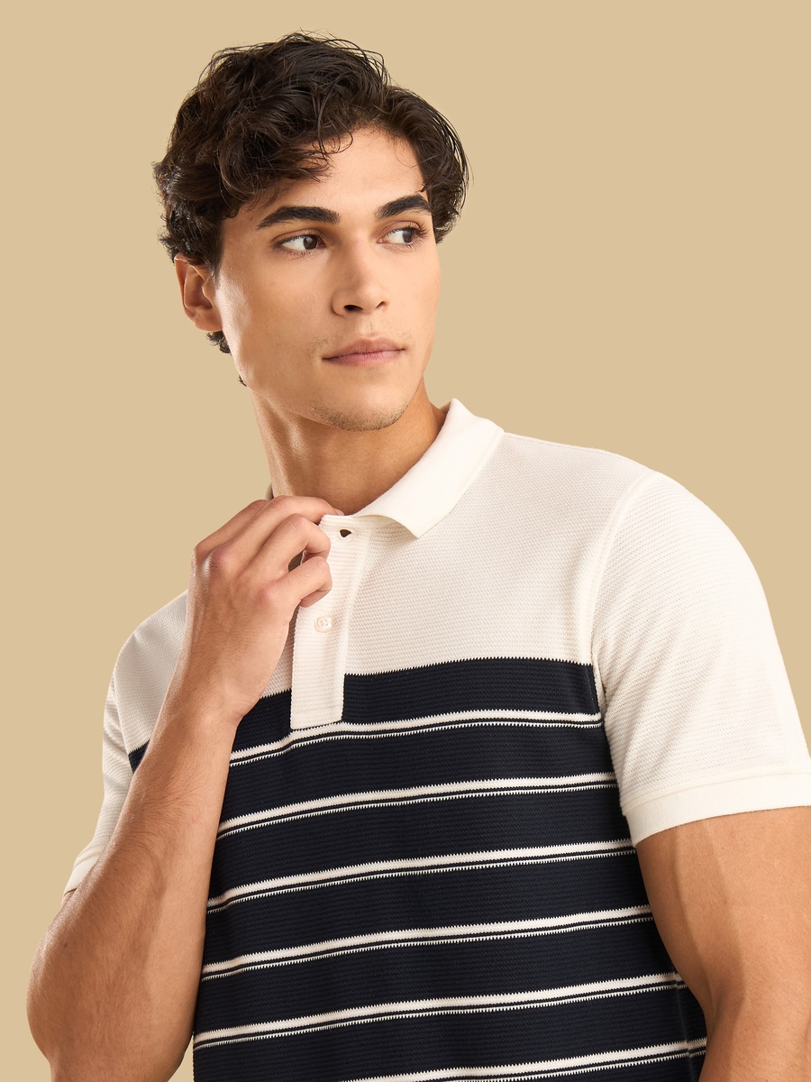 Colourblock Polo T-Shirt