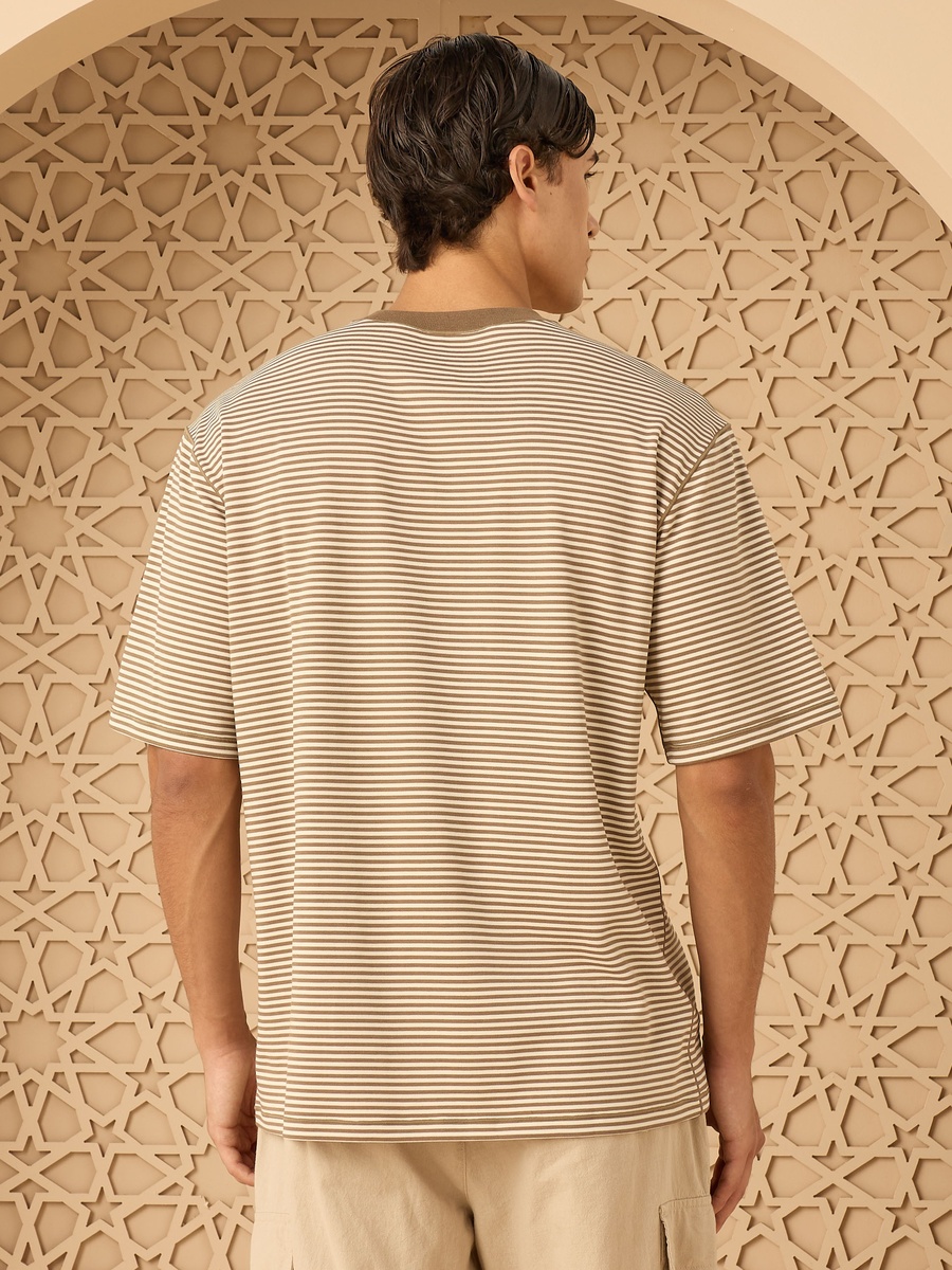 Striped Interlock T-Shirt