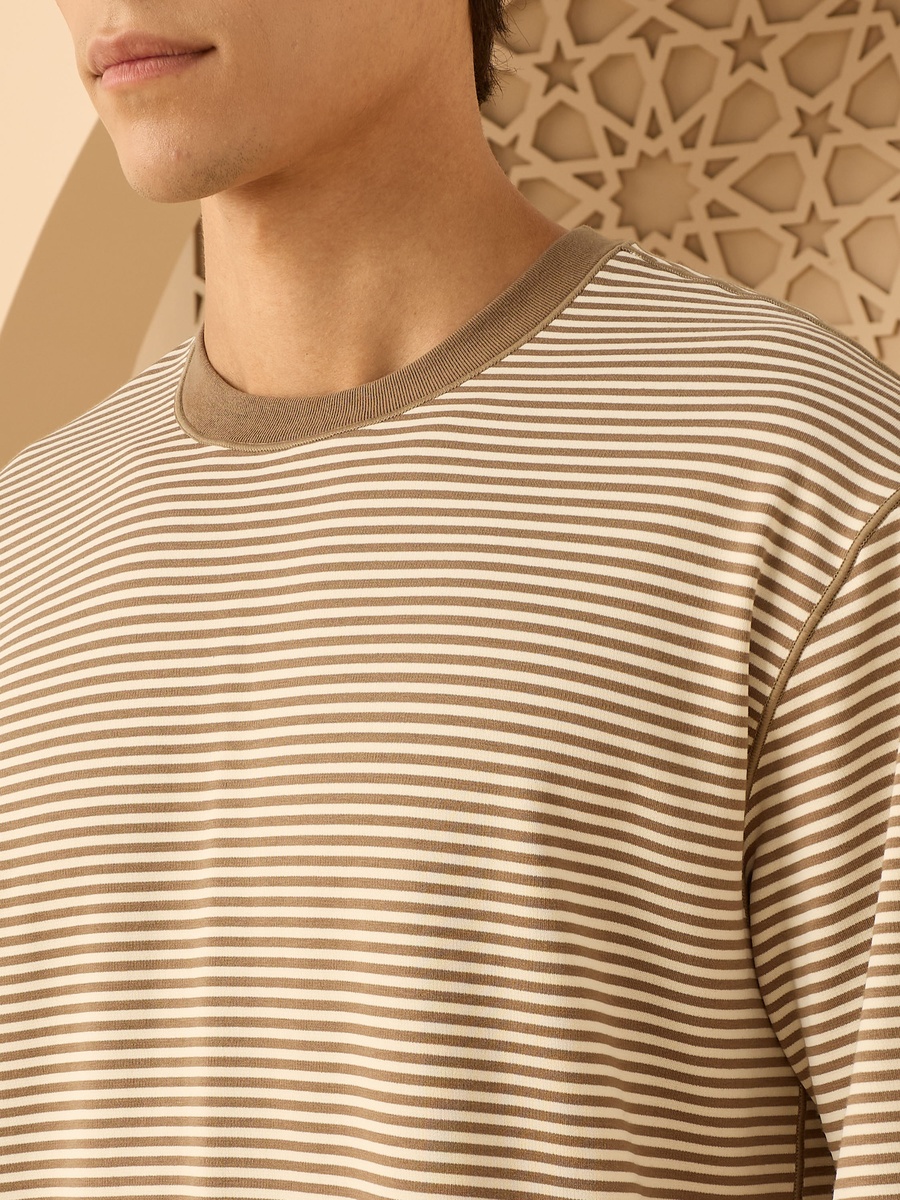 Striped Interlock T-Shirt