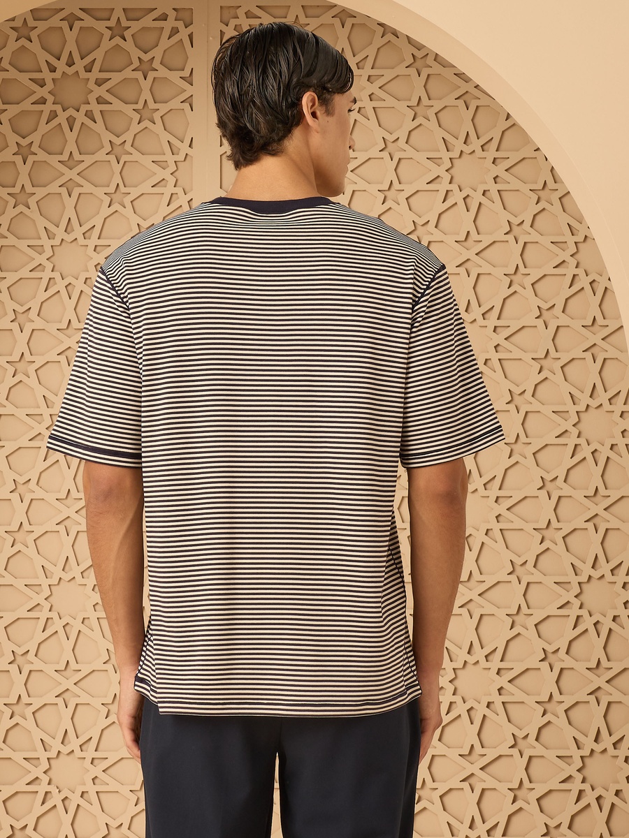 Striped Interlock T-Shirt