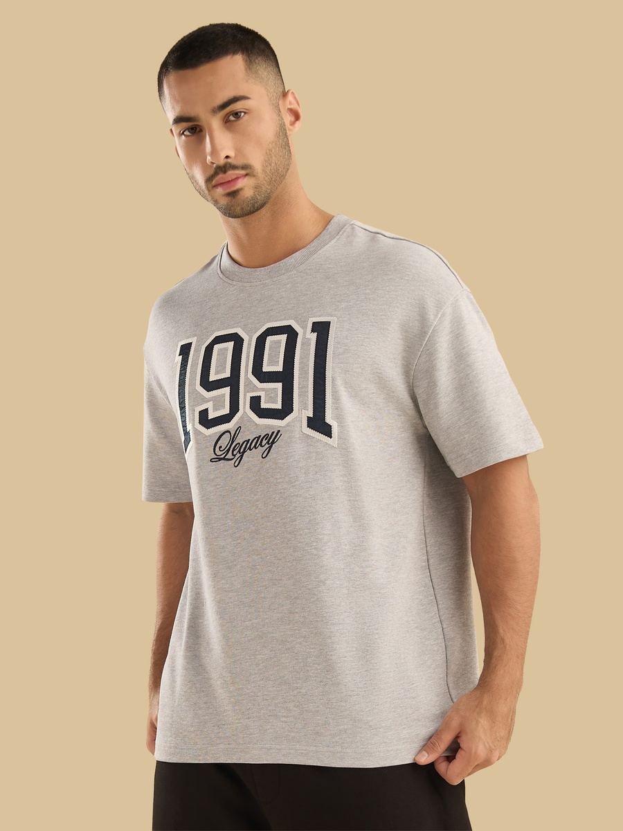 Varsity Applique Oversized T-Shirt