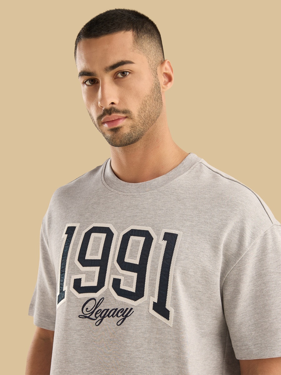 Varsity Applique Oversized T-Shirt