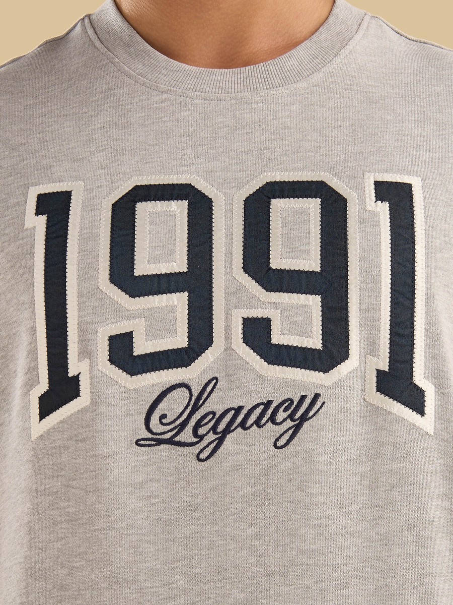 Varsity Applique Oversized T-Shirt