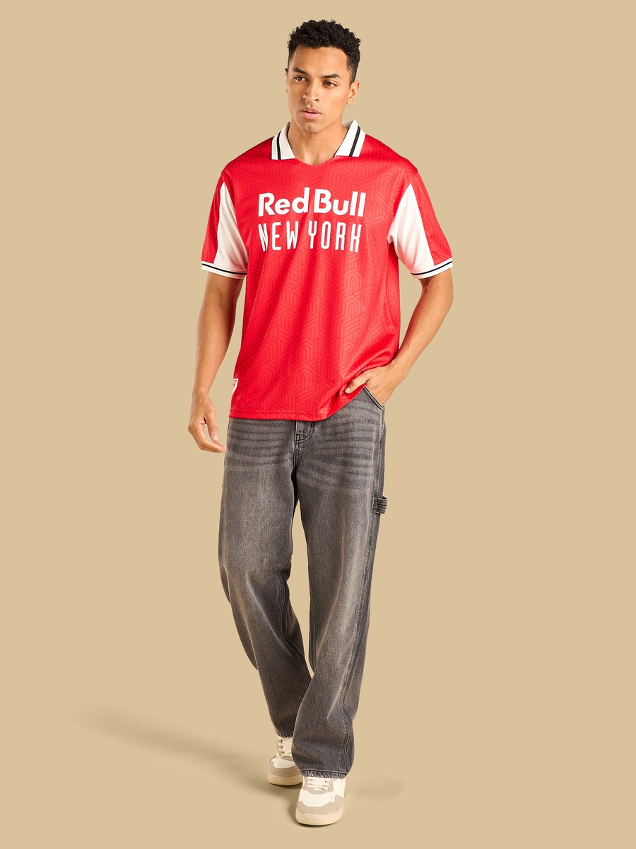 Red Bull Pattern T Red Bull New York Print Polo T-Shirt For Default Category at UAE | Styli