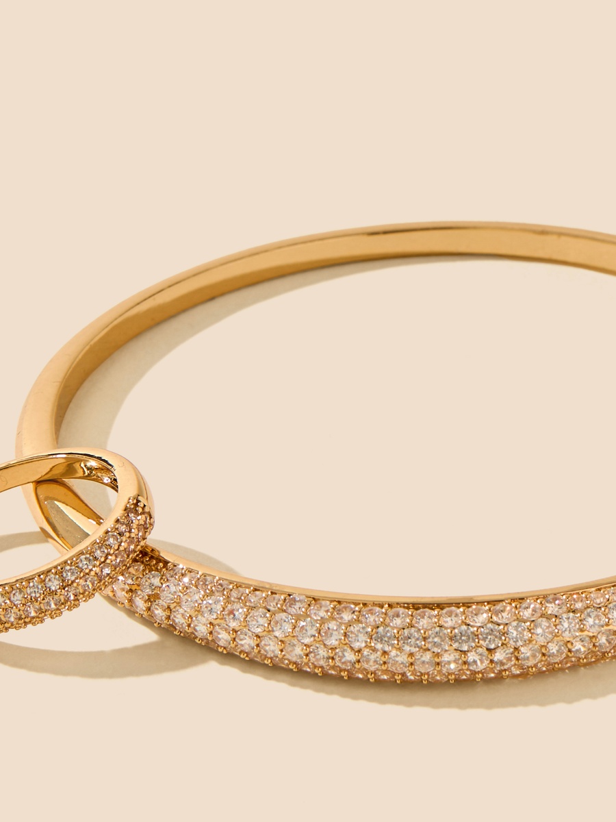 Embellished Bangle and Ring Set