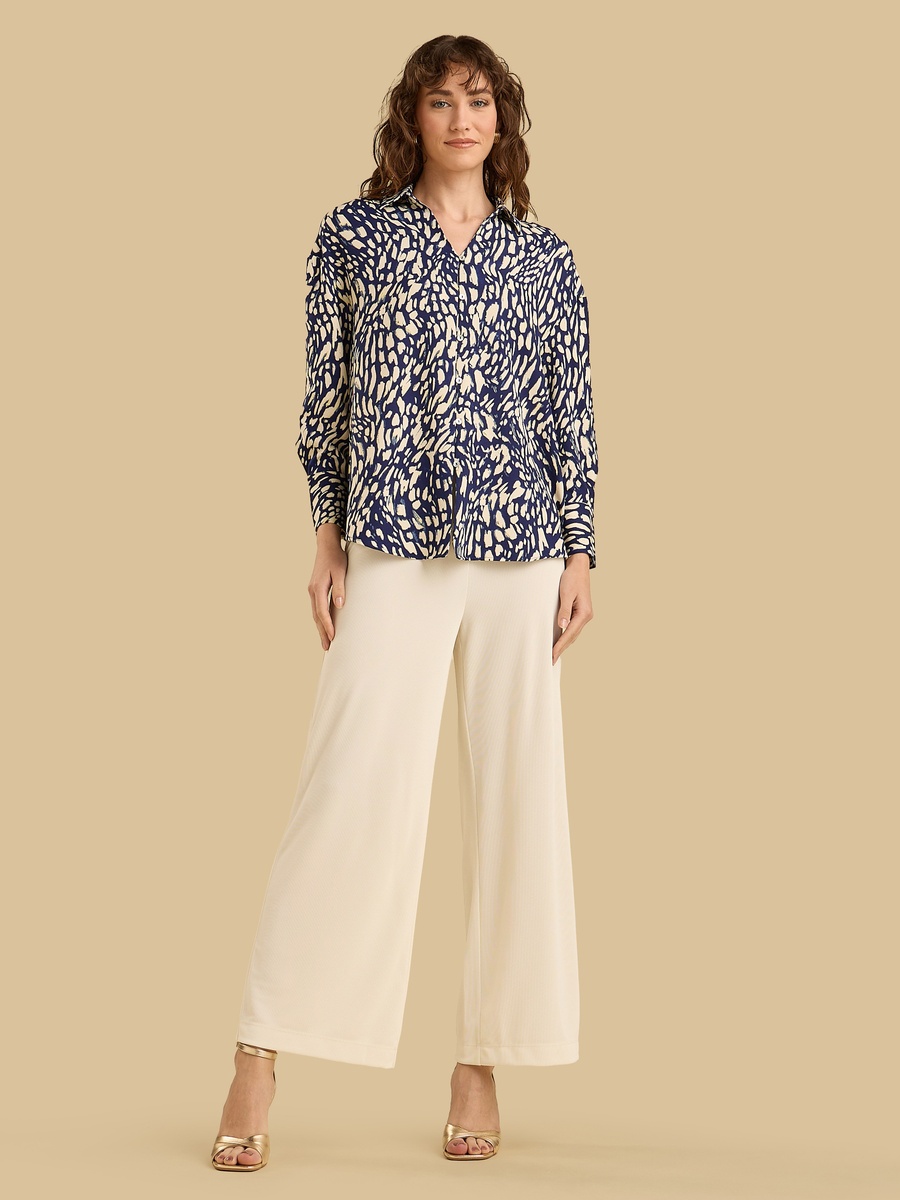 Ribbed Wide Leg Pants