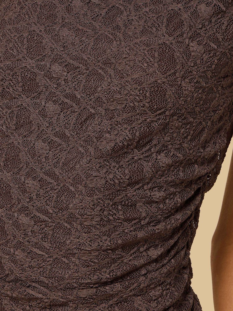 Sleeveless Midi Lace Dress