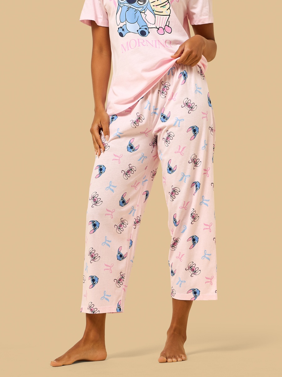 Stitch Print Pyjama Set