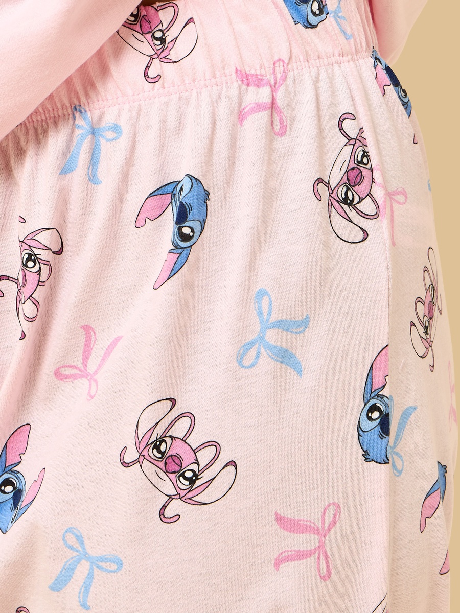 Stitch Print Pyjama Set
