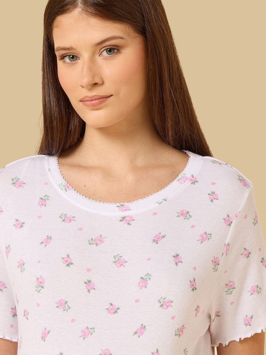 Floral Print Maternity Pyjama Set