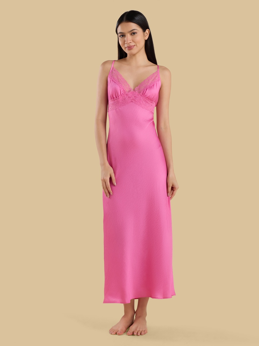 Lace Satin Chemise