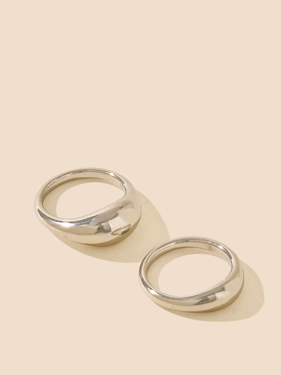 Pack of 2 - Metallic Ring