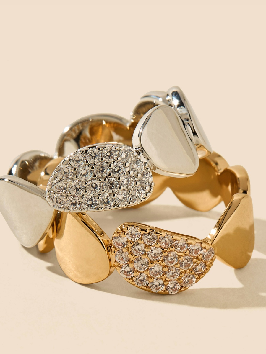 Pack of 2 - Embellished Ring