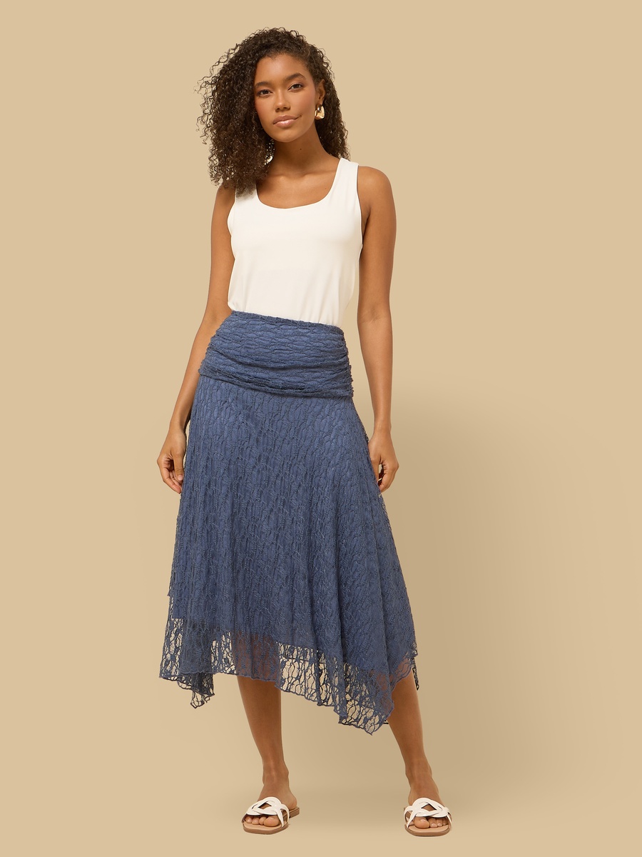 Lace Asymmetrical Skirt