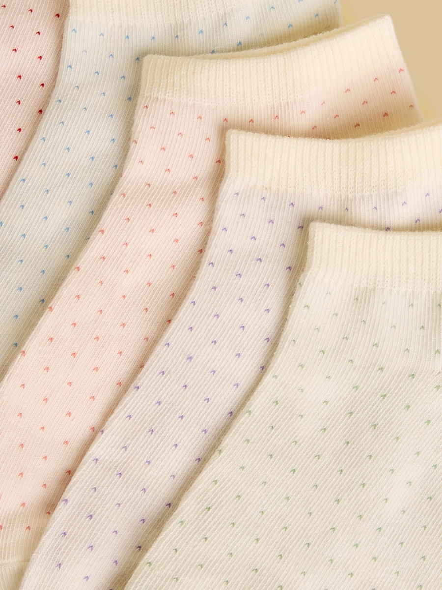 Pack of 5 - Printed Ankle Length Socks