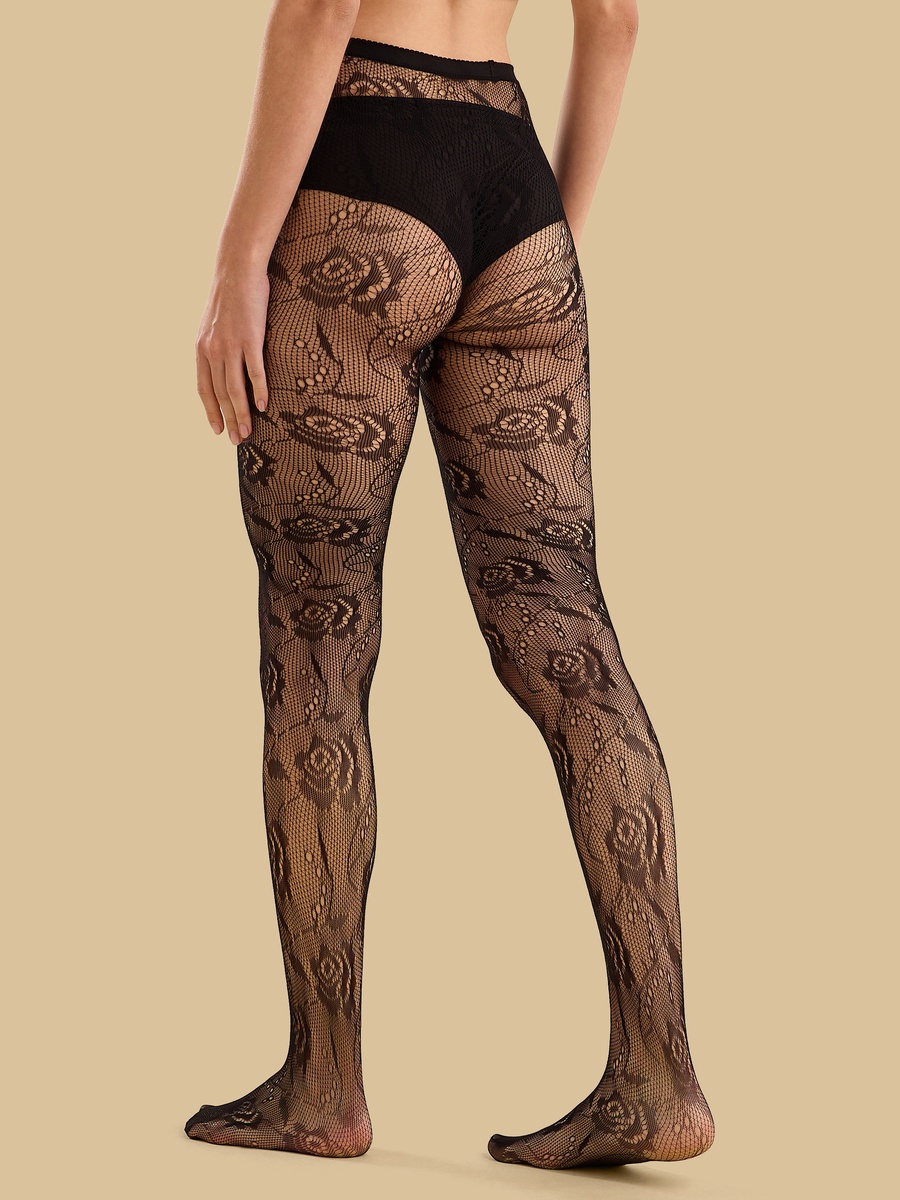 Floral Textured Stockings