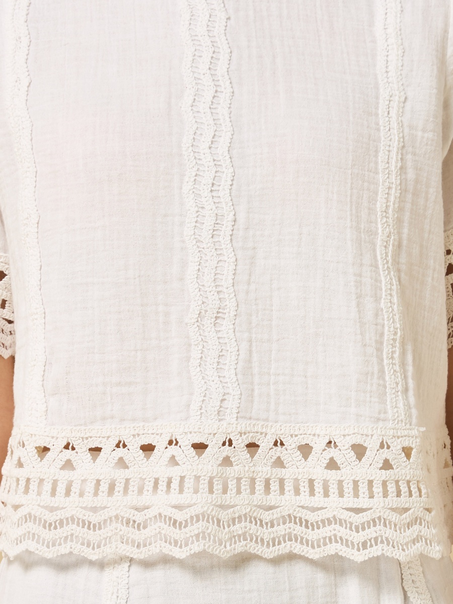 Lace Trim Top