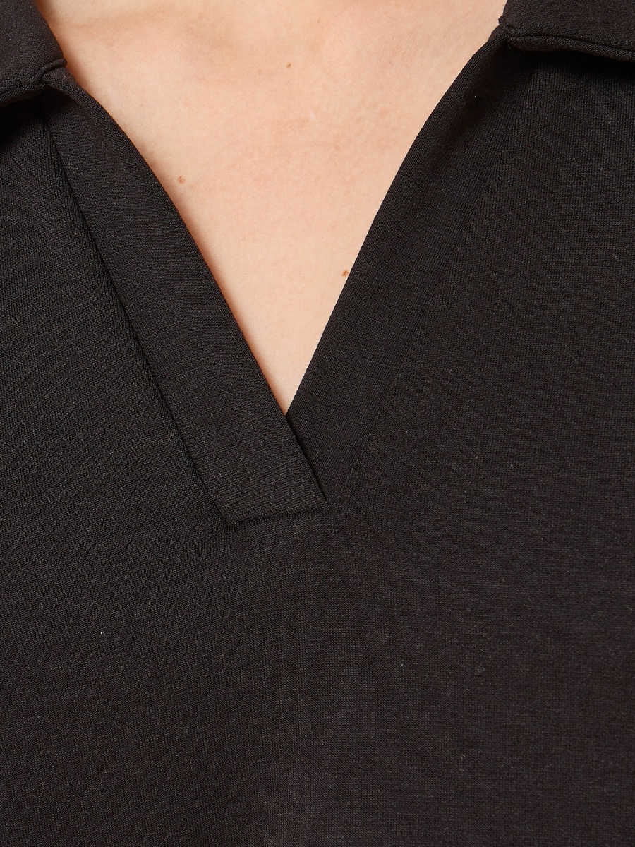 Collared Modal Top