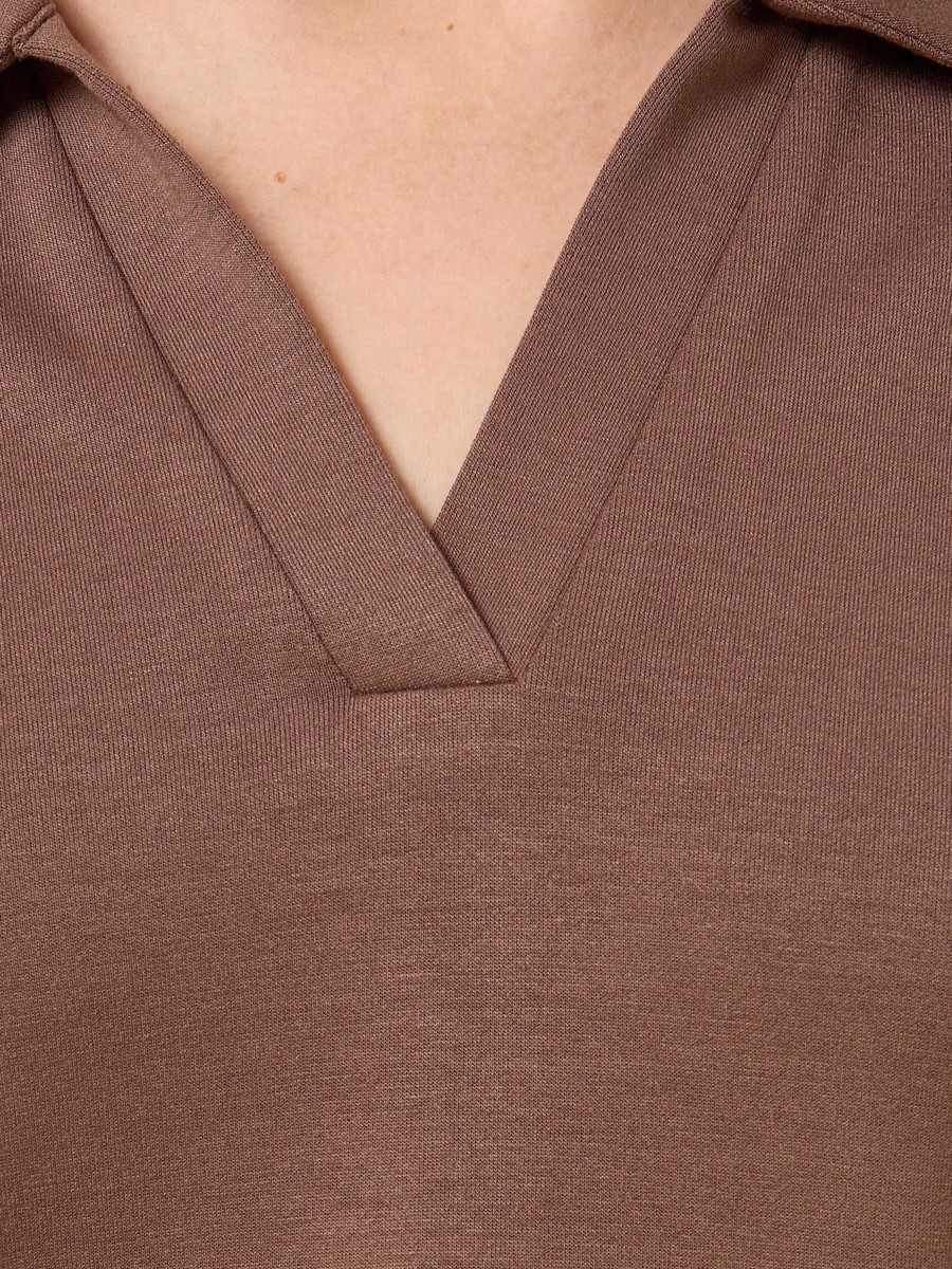Collared Modal Top
