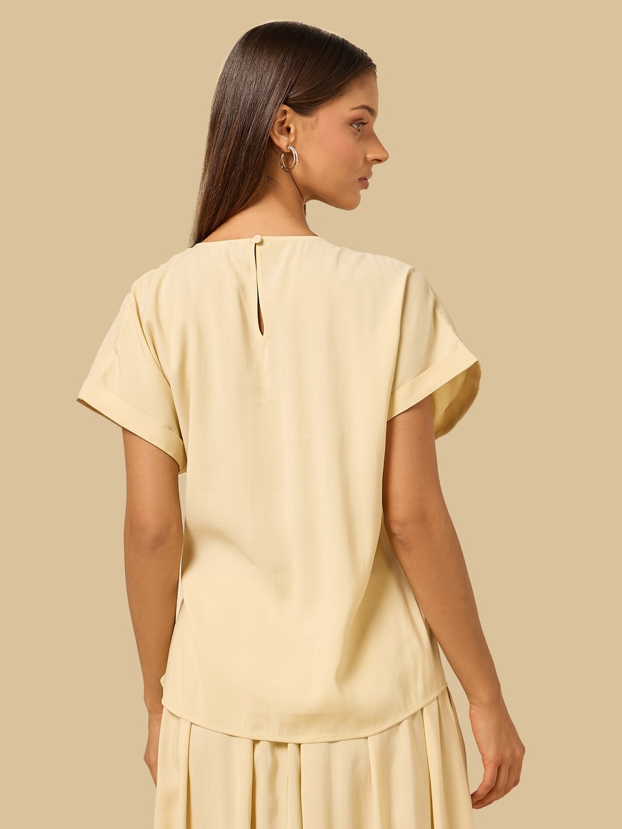 Cupro Wrap Top