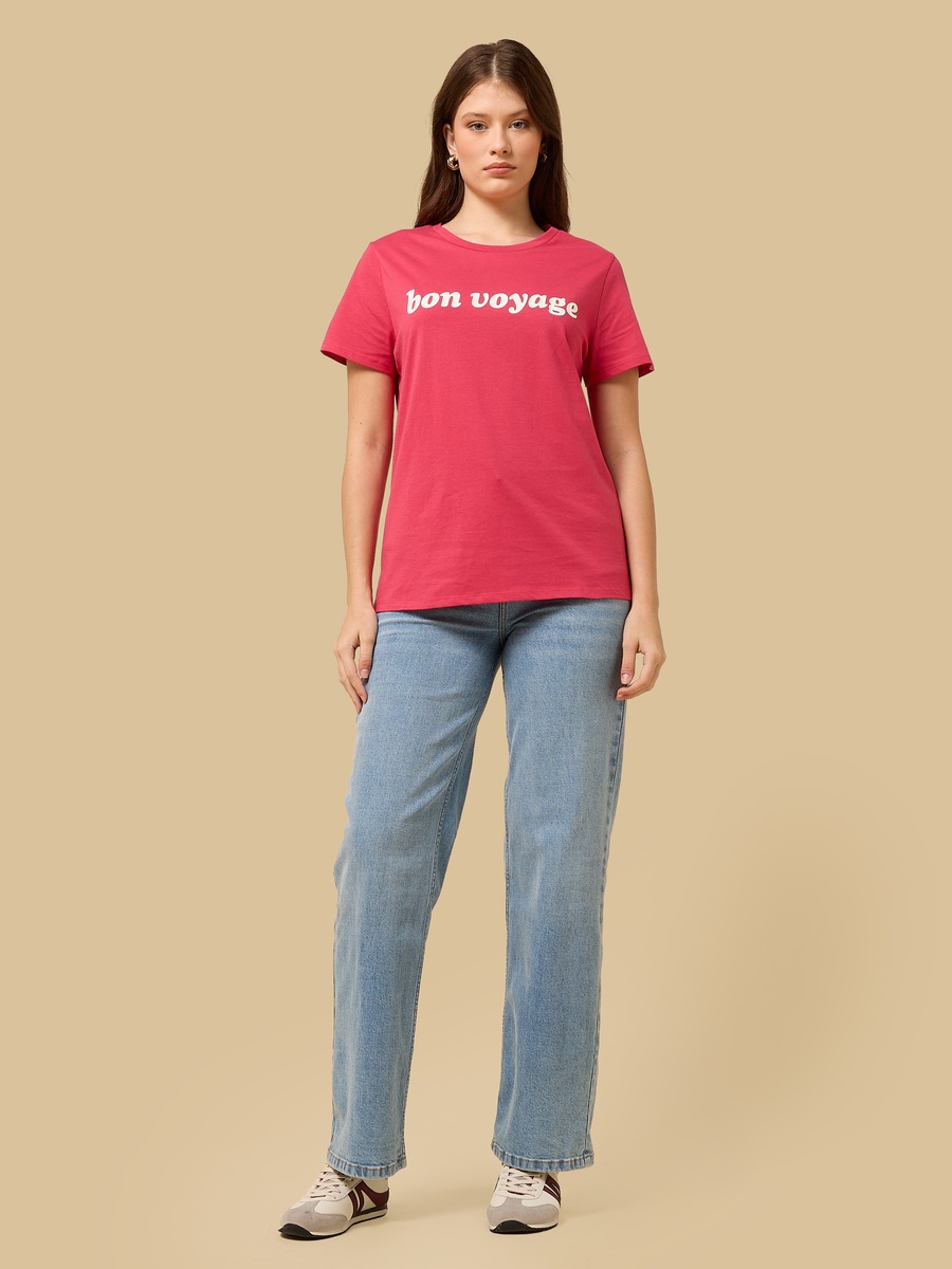 Slogan Print T-Shirt