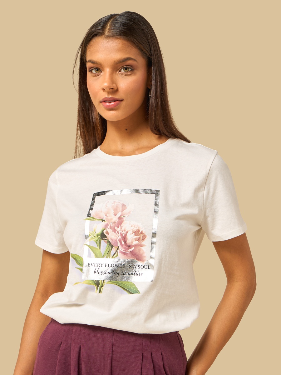 Floral Print T-Shirt