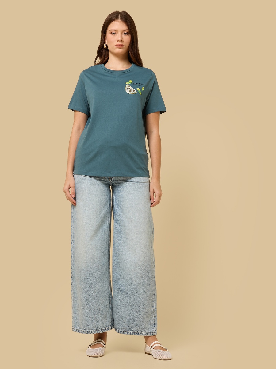 Lemon Embellished T-Shirt