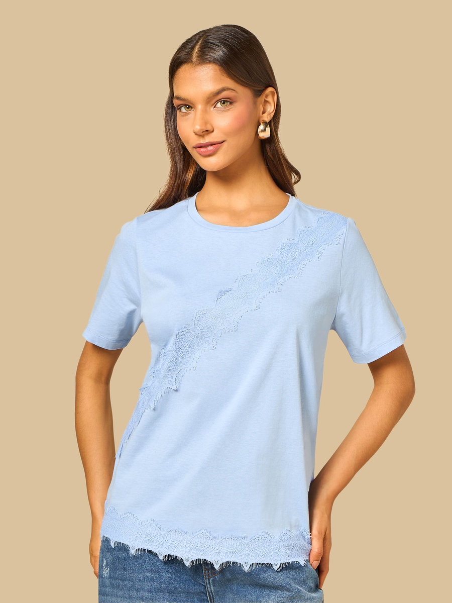 Lace Detail T-Shirt