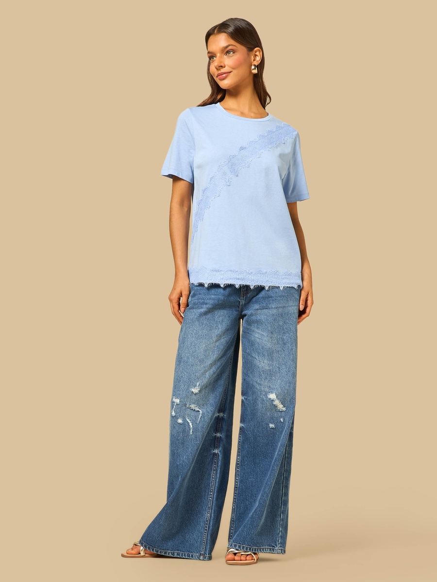 Lace Detail T-Shirt