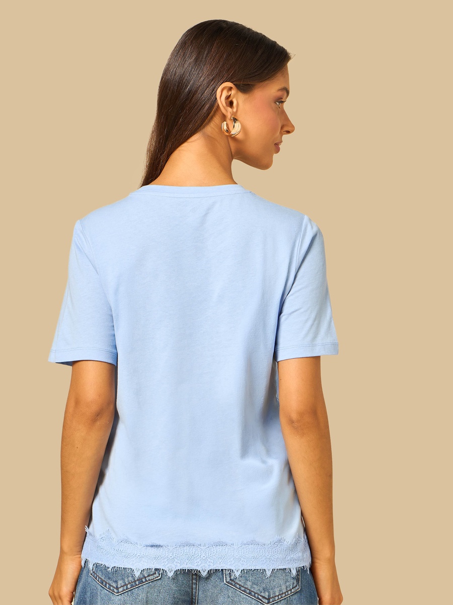 Lace Detail T-Shirt