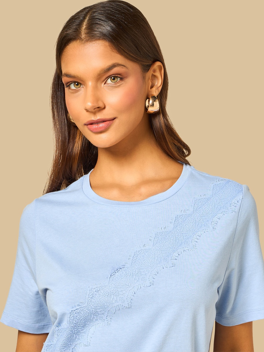 Lace Detail T-Shirt