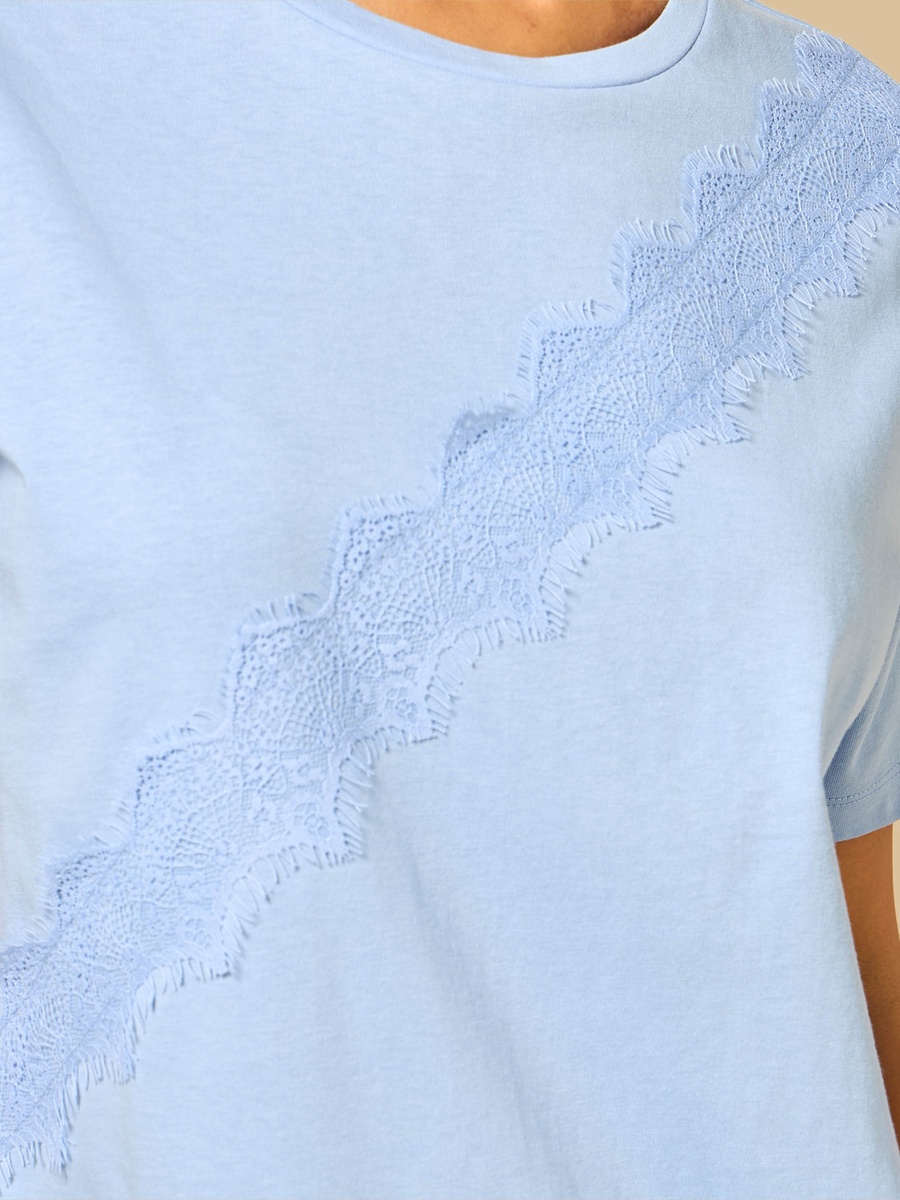 Lace Detail T-Shirt