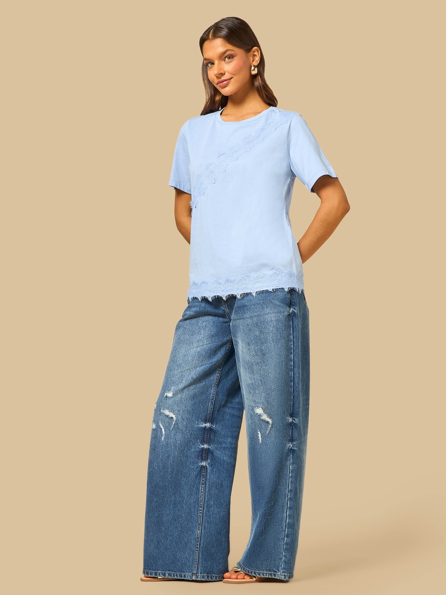 Lace Detail T-Shirt