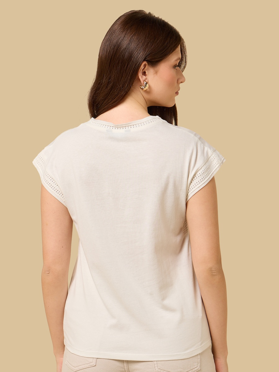 Lace Insert Top