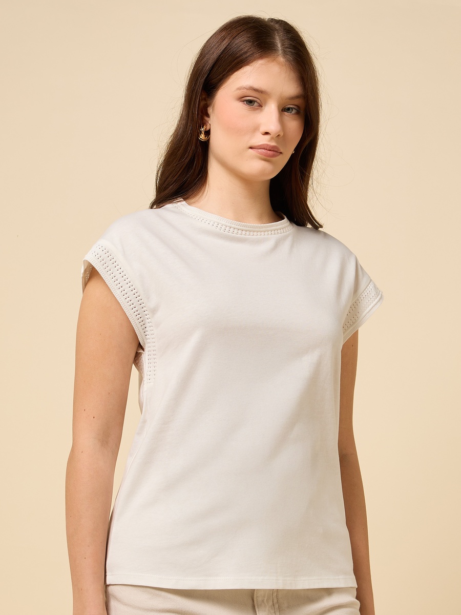 Lace Insert Top