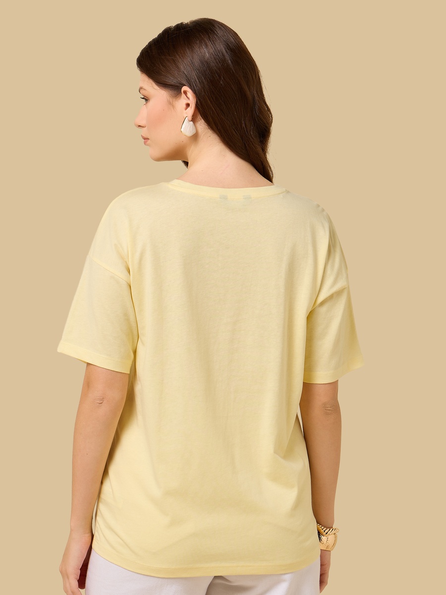 Floral Embroidered T-Shirt