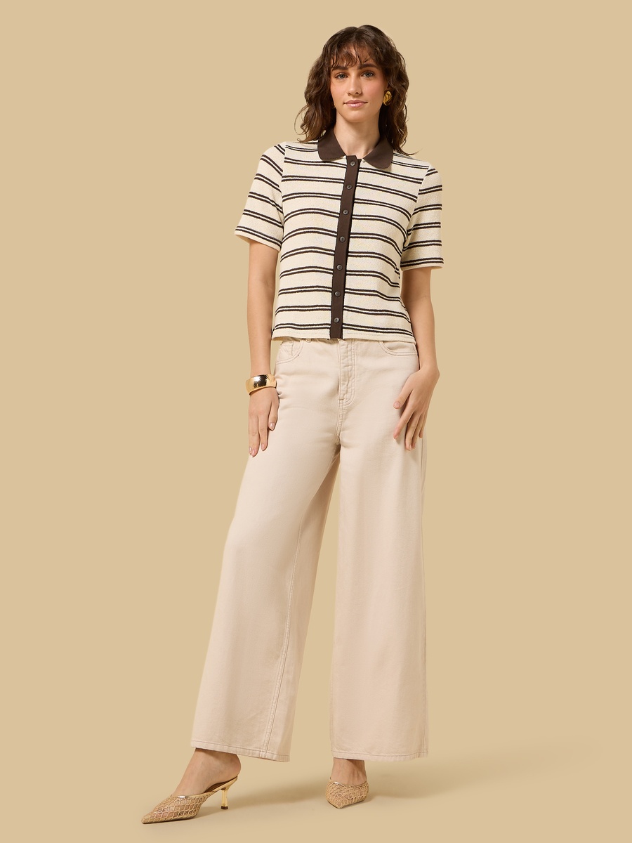 Striped Collared Shirt