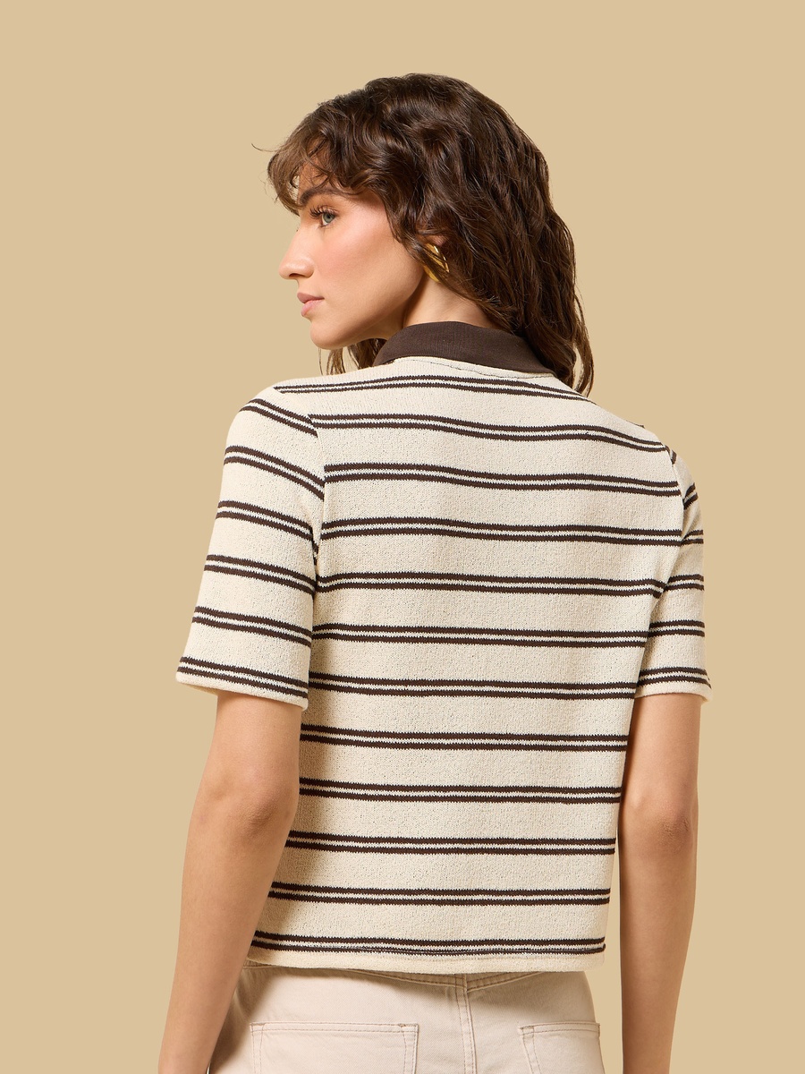 Striped Collared Shirt