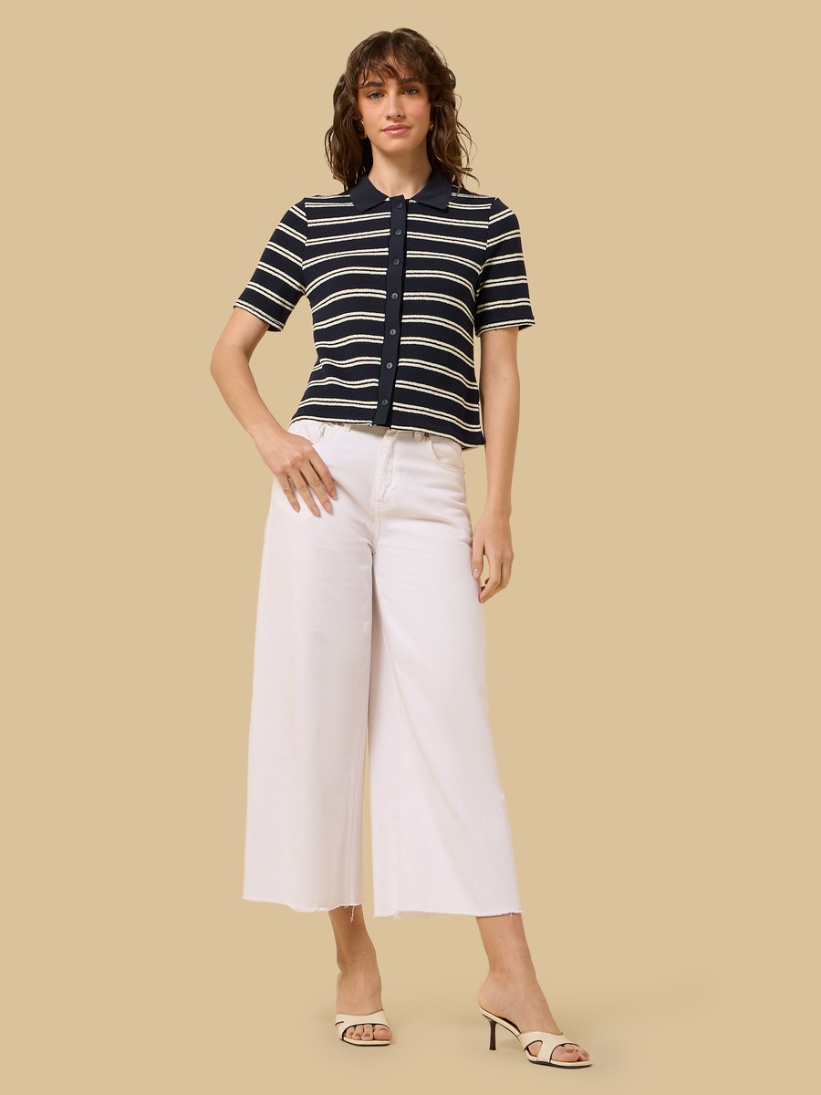 Striped Collared Shirt