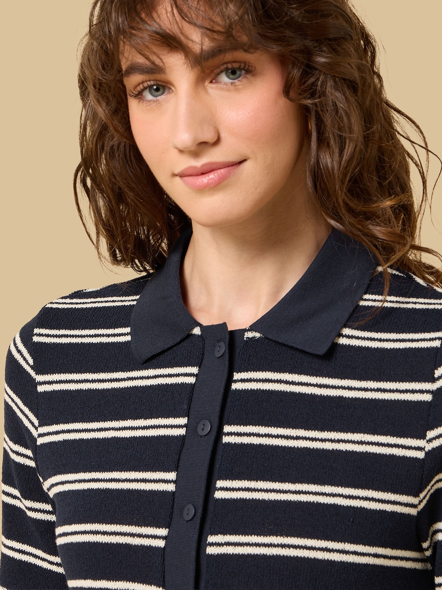 Striped Collared Shirt