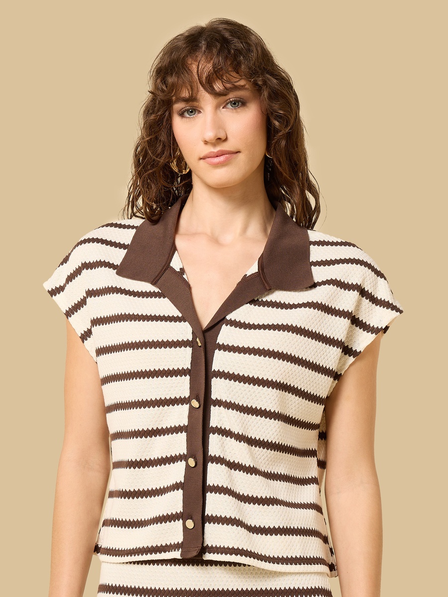 Crochet Textured Shirt