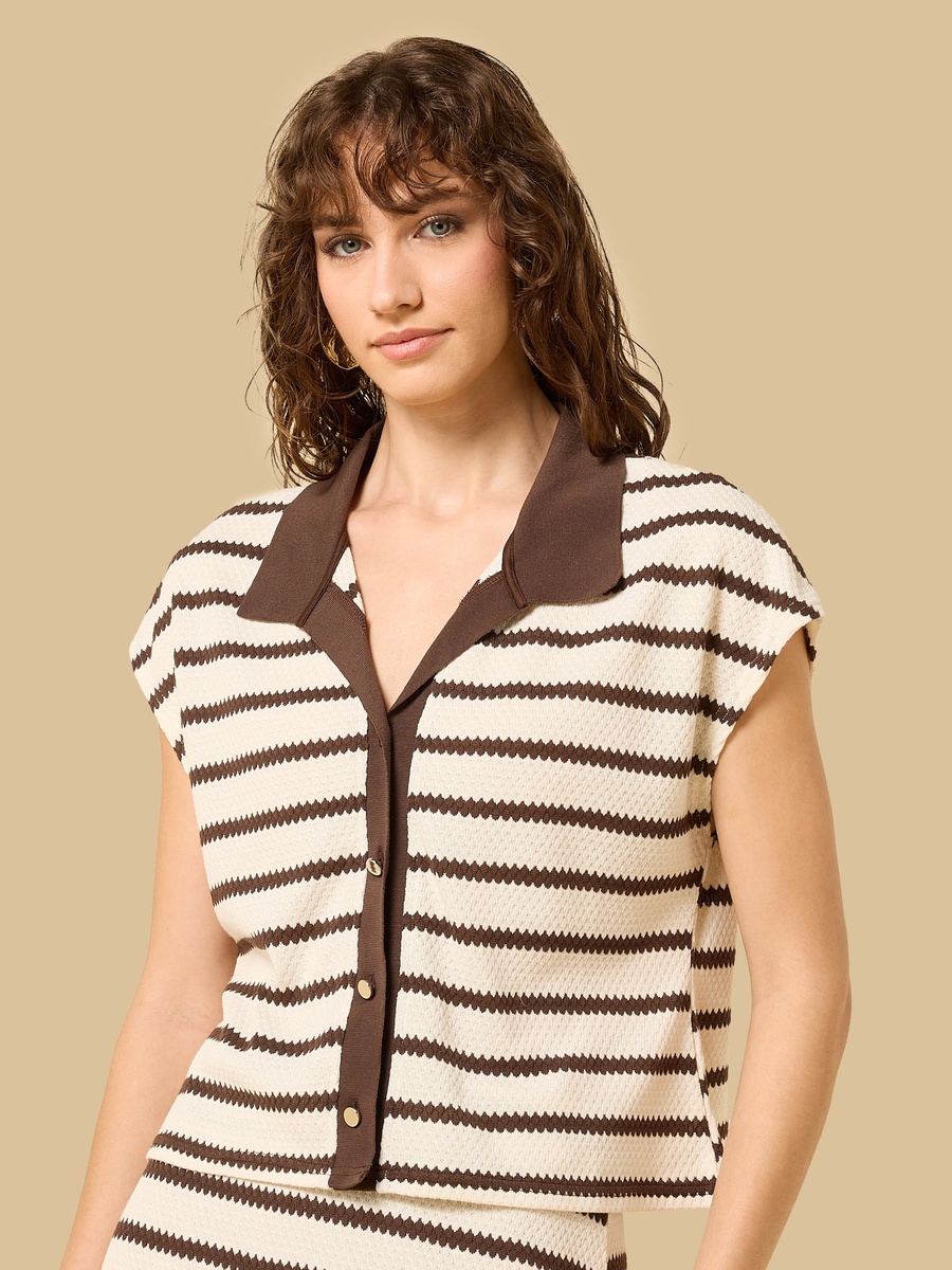 Crochet Textured Shirt